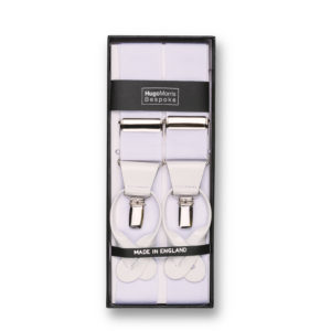 Braces - plain, white