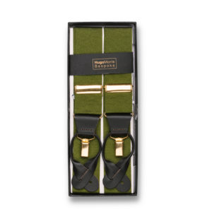 Braces - plain, olive