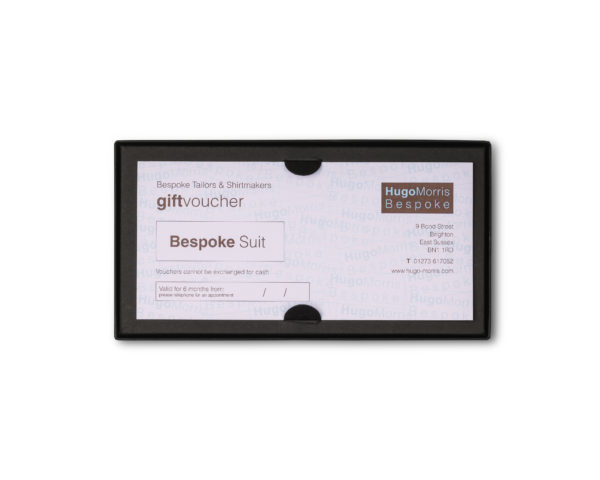 Gift voucher, Bespoke suit