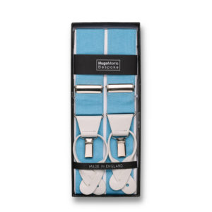 Braces - plain, light blue